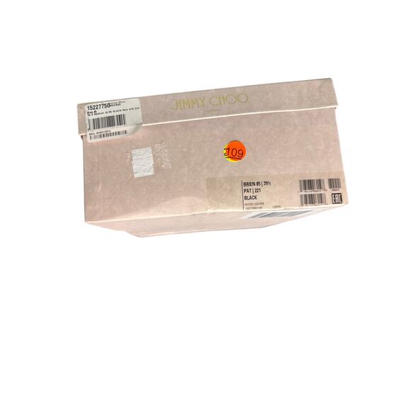 Jimmy Choo NIB Brien Patent Leather Wedge Sandals in Black Size 39.5 - Picture 11 of 11